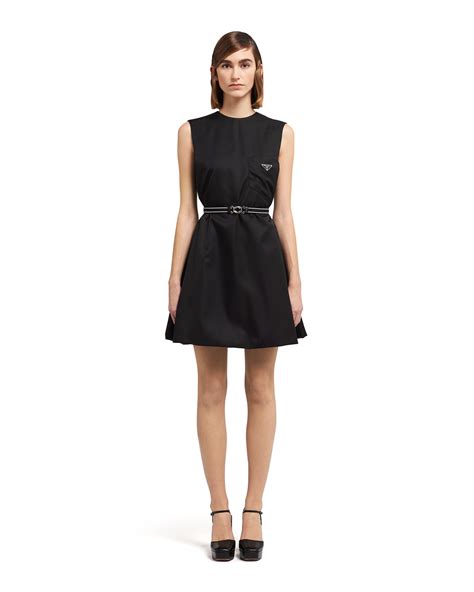 black prada nylon dress|Prada nylon sheath dress.